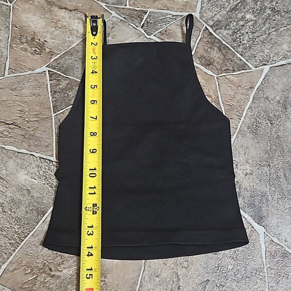 NWOT Free People Movement Tighten Up Cutout Tank Sz XS/S Black - Picture 5 of 8